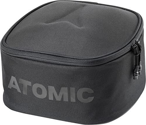 ATOMIC RS GOGGLE CASE - Brillenetui für zwei Skibrillen - Wasser- & schmutzabweisende Etuitaschen - Gepolsterter Skibrillenschutz - Brillenbox mit Taschenspiegel - Brillenetui Schwarz