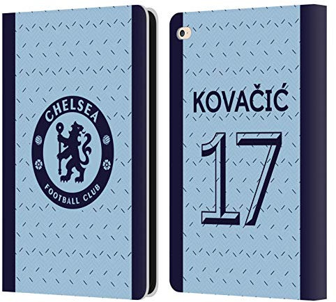 Head Case Designs Offiziell Zugelassen Chelsea Football Club Mateo Kovacic 2020/21 Spieler Away Kit Gruppe 1 Leder Brieftaschen Handyhülle Hülle Huelle kompatibel mit Apple iPad Air 2 (2014)