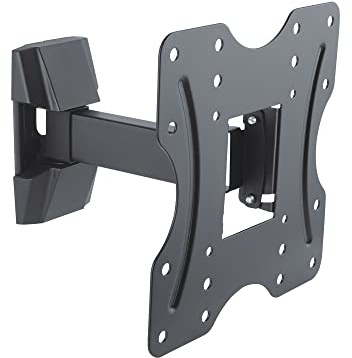 conecto, TV-Wandhalterung bis 42 Zoll, neigbar (+3°/-10°), schwenkbar (+/-90°), bis VESA 200, Traglast: 25,0 kg, schwarz