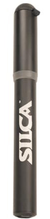 SILCA Gravelero Mini-Fahrradpumpe | großes Volumen Schotter/Berg/Straße | Legierungskörper mit Schlauch und Feststellfutter | Presta- und Schrader-Kopf-Schlauch-/schlauchlose Reifen | Fahrradhandpumpe