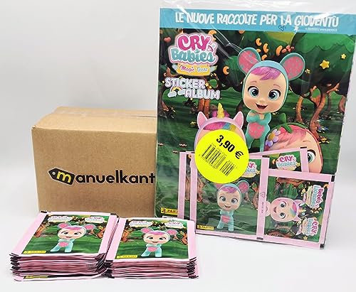 Album vuoto per la raccolta Cry Babies Magic Tears 2023 + 50 bustine sigillate figurine