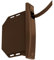 IdeaGenesis - Recogedor Persiana con frente de PVC para carpintería de Aluminio con pivote. Enrollador persiana para embutir o empotrar en obra. Sistema Universal. (Chocolate Cinta Marrón, Cinta 18mm)