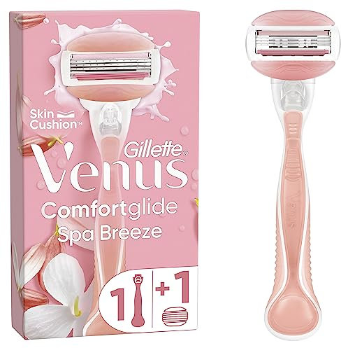 Gillette Venus Comfortglide Spa Breeze Women's Razor- 1 Blade, 3 Built-in Blades for a Smooth, Close Shave That Lasts