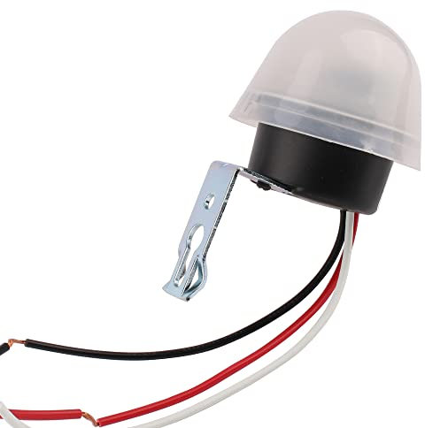 JIQI Sensor Switch 24 V AC/DC 10 A Twilight Switch Street Light Switch Street Lantern Switch with Photocell Light Sensor Photo Switch Twilight Switch Automatic Light Switch