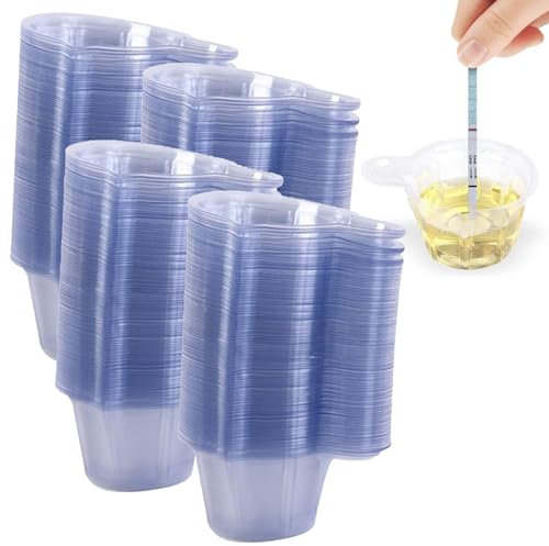 Tasse à Urine Coupelles Plastique Jetable,Tasses d'urine,Tasses de Collecte d'urine,Tasses d'échantillons d'urine,coupelle plastique jetable,gobelets doseurs en plastique pour résine époxy,200pcs