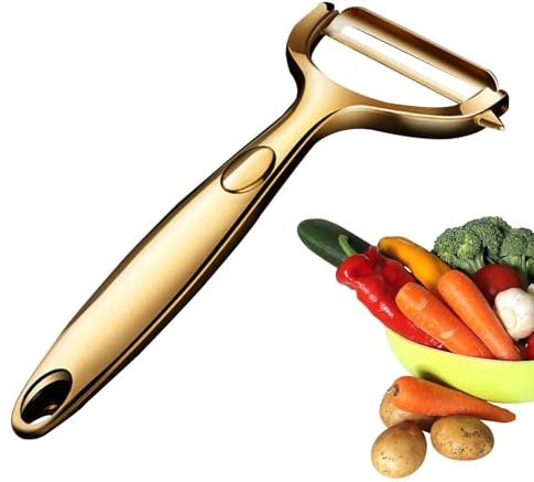 Éplucheur en acier inoxydable, éplucheur de légumes en acier inoxydable, Éplucheur de fruits suspendu, Éplucheurs de légumes en forme de Y pour la cuisine, éplucheur de pommes de terre à main, épluche