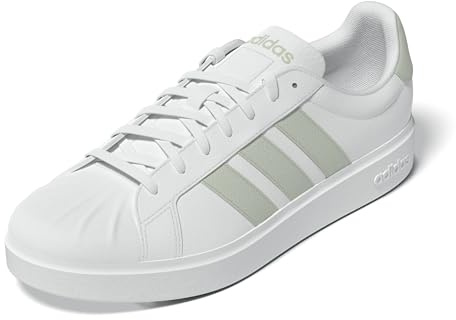 adidas Women's Street Talk Shoes, FTWR White/Linen Green/FTWR White, 7.5 UK