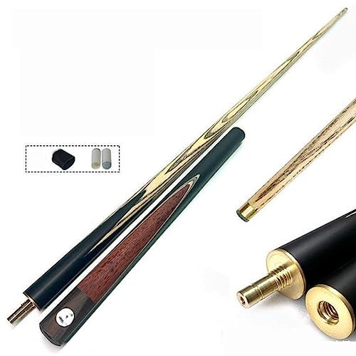Pool Queues Classic Range Snooker-Queue für Erwachsene, 144 cm, 3/4-geteilt, traditioneller nordamerikanischer Ahorn, Snooker-Queue mit 10 mm Spitze, 590 g, High-End-Qualität