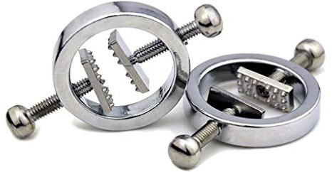 Stainless Steel Nǐp-plē Clāmps - Adjustable Non Piērced Nǐp-plē Rǐngs