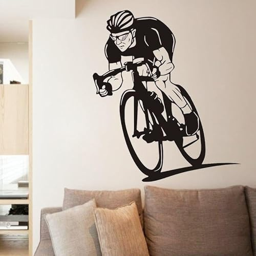 Vinilo adhesivo decorativo para pared de bicicleta, para sala de estar, habitación de niños, 39 x 44 cm