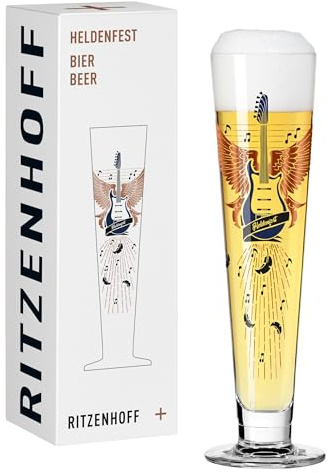RITZENHOFF Vaso de cerveza - 330 ml - Fabricado en Alemania | Ref. 1011017, 1 vaso de cerveza 330 ml, cristal, apto para lavavajillas