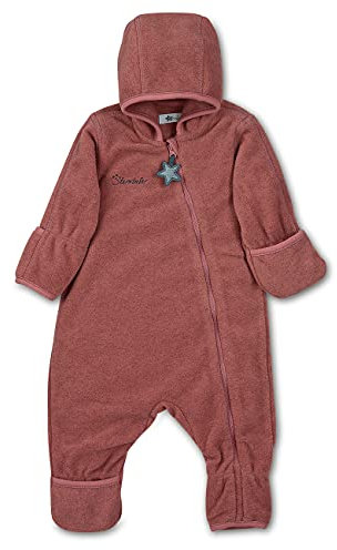 Sterntaler Unisex Baby Overall, Hellrot Melange, 74
