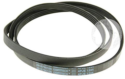 Cinghia trasmissione per cestello lavatrice 1244mm (ORIGINALE Beko) 4PJE 1244 codice: 2816750100/2466300200