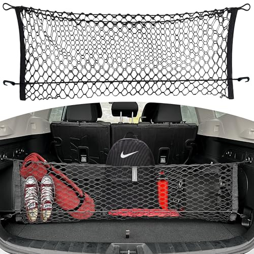Envelope Style Automotive Elastic Trunk Mesh Cargo Net for Subaru Forester (SK) 2019-2026 - Premium Trunk Organizer and Storage - Luggage Net for SUV - Best Car Organizer for Subaru Forester