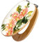 banjado® Design WC Sitz Bambus Absenkautomatik mit Motiv Blume Rustikal/Toilettendeckel mit Absenkautomatik Holz/hochwertiger Bambus Klodeckel/WC-Sitz für alle gängigen Toiletten