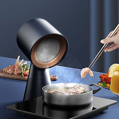 Desktop Cooker Hood,Chimney Kitchen Cooker Hood Extractor Fan,One-Click Adjustment, Two Gears Optional, Easy To Clean, Low Noise,Suitable for Home, Kitchen Hot Pot, BBQ