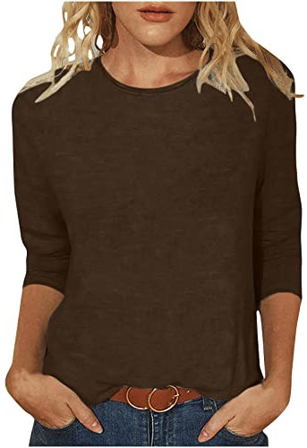 Ladies Tshirt Size 14 Floaty Gym Tee BrownWomen's Oversized UK Flowy Boating Shirt, Size 12 Top
