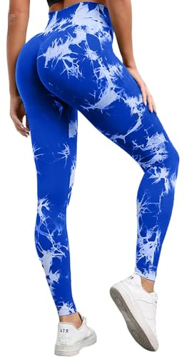 Neteson Leggings Mujer Push Up Pantalones Deportivos Cintura Alta Leggins Deporte Mallas Anticeluliticos Sin Costuras Opaco Scrunch Butt Pantalones Gym Yoga Fitness Jogging Running