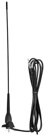 SZSAUTO Marine Boat Radio Antenna 18 Inch Marine AM FM Stereo Antenna Replacement Mast, Waterproof Flexible Rubber Antenna for Boat Car Truck RV Motorhome ATV UTV Tractor Motorcycle Yacht
