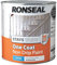 Ronseal RSLOCSWSP25L One Coat Stays Satin Paint, White, 2.5 Litre