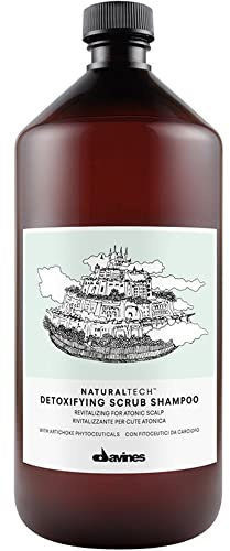 Davines Naturaltech Detoxifying Scrub Shampoo 1000ml - Revitalisierendes Peeling-Shampoo
