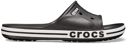 Crocs Unisex Erwachsene Bayaband Slide Badeschlappen, Black/White, 43/44 EU