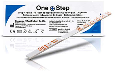2 x One+Step THC Urintest I Drogentest Cannabis Marihuana Haschisch I Hohe Empfindlichkeit 20 ng/ml I Drogentest Schnelltest