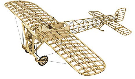 Wooden DIY Blériot XI Model Aircraft kit, Laser Cut Wood Airplane Kits to Build for Adults, Perfect 3D Puzzles Plane Models for Home Decor Collection Birthday Christmas