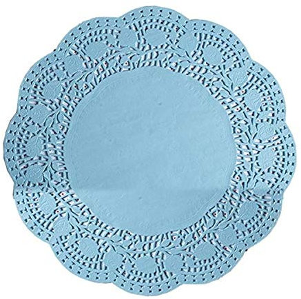 ipt Centrini in Carta Pizzo Celeste 21,5 cm 30 pz. 25346