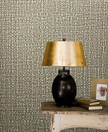 marburg Tapete Sandgold Struktur für Schlafzimmer Wohnzimmer oder Küche 100% Made in Germany Premium Vlies Qualität 10,05 X 0,53m