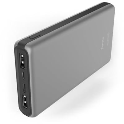 Hama ALU15HD Powerbank 15000 mAh LiPo USB-A, USB-C® Silber