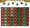Anstore 54pcs Christmas Ball Ornaments - 3cm Red & Green Plastic Baubles for Xmas Tree, Wedding, Party