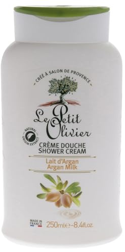 Shower Cream - Argan Milk by Le Petit Olivier for Women - 8.4 oz Shower Cream