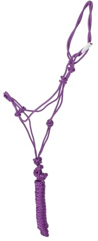 CONGARTENO Cabestro Portátil para Caballos Cabestro de Cuerda Trenzada y Resistente al Desgaste Adecuado para Adiestramiento de Caballos