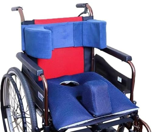 Cuscino Di Supporto Laterale For Sedia A Rotelle, Protezioni Laterali In Schiuma, Cuscinetti Laterali Antiscivolo For Schienale Della Sedia A Rotelle(Backrest+Cushion)