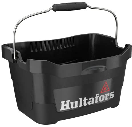 Werkzeugeimer 15 Liter I Hultafors I Hält bis zu 100kg I Ergonomisch geformter ultrastabiler Baueimer I Made in Sweden I 590101