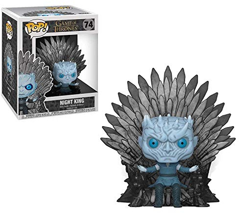 Funko POP!. Deluxe: Game 0: Night King Sitting On Throne, One Size - Game Of Thrones - Collectable Vinyl Figure For Display - Gift Idea - Official Merchandise - Toys For Kids & Adults - TV Fans