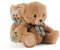 Kuscheldecke Baby Jungen Mädchen mit Kuscheltier Teddybär - Babydecke Braun Kleinkind ab 0+ Monaten mit Plusch Spielzeug - Pluschtier Supersoft Weich mit Decke Kinder 1 2 3 Jahre - 120x80 cm (Bär)