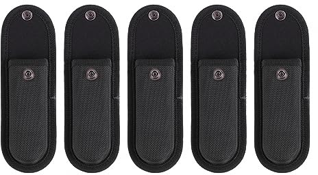 DONGKER Fodero per Coltello,5 Pezzi Custodia per Coltelli in Nylon da Cintura Fondina per Coltellino per Caccia Campeggio