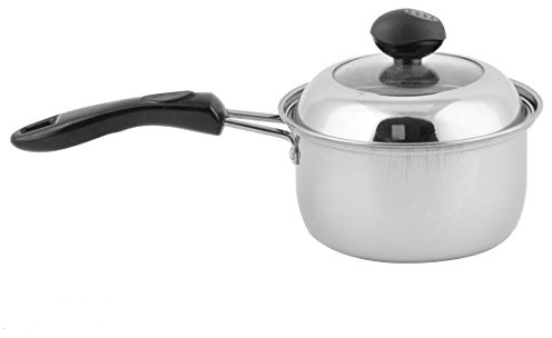 Ruilogod Stainless Steel Kitchenware Lidded Food Milk Porridge Pot Pan 16cm Diameter (id: 461 abd fd2 4fe 253