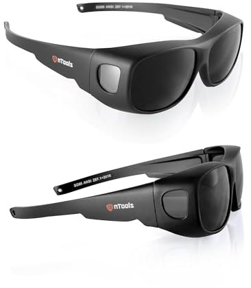 AnTools IR 5.0 Welding Goggles, Wrap Around Welding Glasses, Anti-Scratch Welding Lens, UV Protection, ANSI/ISEA, OSHA Complies