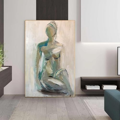 XINBAO Moderna donna nuda astratta pittura a olio su tela stampe HD poster quadri da parete per soggiorno decorazioni per la casa 40x60cm senza cornice