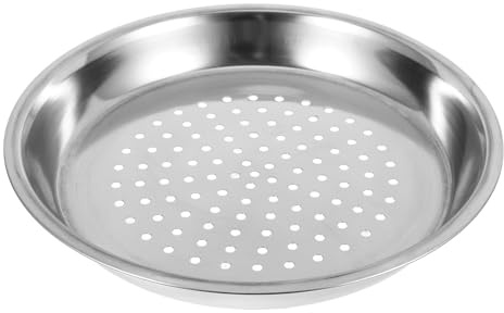 ABOOFAN Bandeja De Vapor De Acero Inoxidable Engrosada 11.8 Pulgadas Para Cocinar Al Vapor Bollos Albóndigas Verduras Uso Doméstico