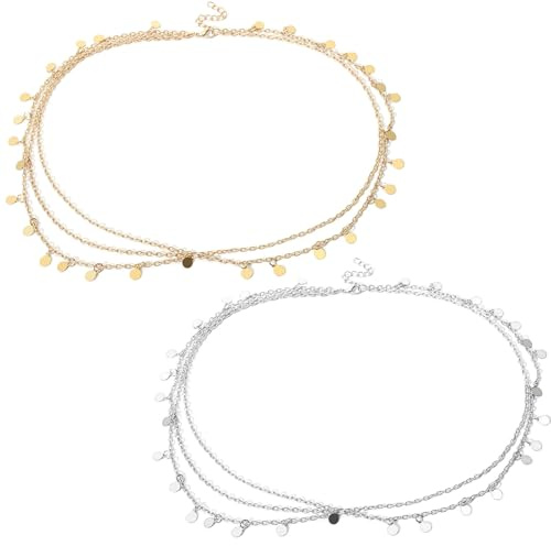 2 stycken huvudbonader, huvudkedja guld, silverhuvudbonad, hårsmycke guld, spådom, huvudbonad lämplig för kvinnor och flickor, hårdressing, rostfritt stål