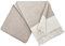 STTS International Kaschmir Decke Wolldecke Wohndecke 100% Merinowolle - Kaschmir - Mix 140 x 200 cm sehr weiches Plaid Kuscheldecke Faro (Beige/Grau-Weiß (M))