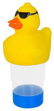 Flotador de cloro, dispensador de cloro para piscina, limpiador de liberación ajustable, dispositivo flotante de cuidado de agua de spa, accesorio de mantenimiento resistente para patio, hogar, 5.9 x