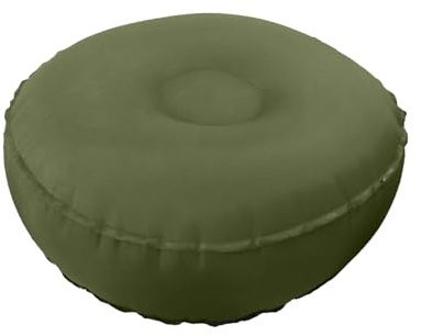 Hiemible Alfombrilla de Meditación, Cojín Inflable para Sentarse en el Suelo, Asiento Plegable para Relajación Zen Ejercicio Pilates Sala Jardín Exterior Hombre Mujer