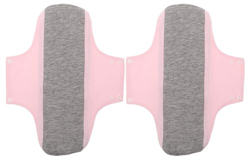 SHOWERORO Compresas Incontinencia Urinaria de Algodón Reutilizables y Ultrafinas para Mujeres Posparto, Ajuste Invisible y Pack de 2 Unidades para Flujo Abundante