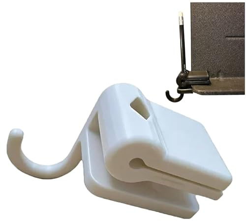 Bow Holder for Music Stand with Pencil Clip, Folding Bow Hook Organizer for Orchestra Practice, Portable Simple Clip-On Installation Music Accessories Stand, Suitable Violin Players (white*1)