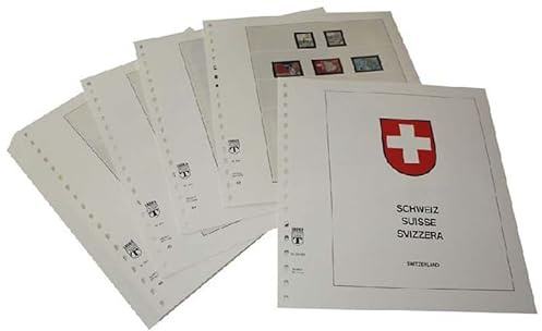 Lindner-T Addendum Feuilles pré-imprimées Suisse en bloc de 4 Année 2025